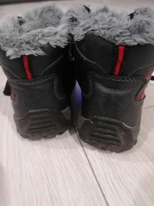 buciki  ocieplane zimowe level 28 dł wkładki 17cm rzep zamek