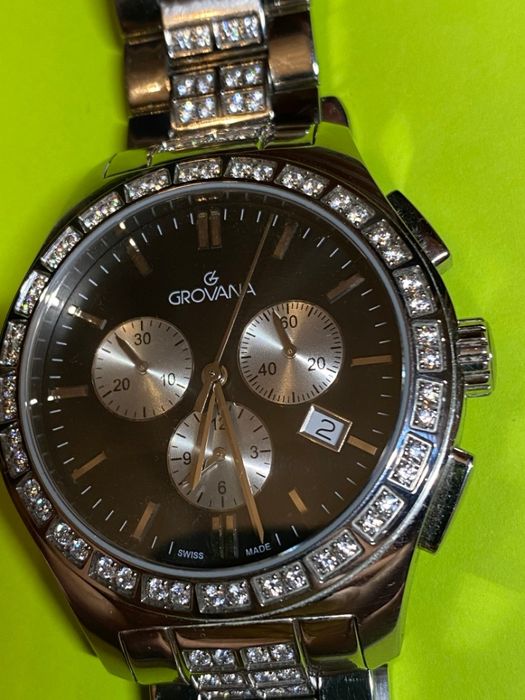 Часы Grovana 2096.9 Sapphire Chrono Swiss Made