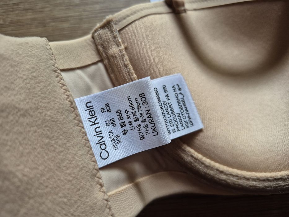Biustonosz Stanik Damski Calvin Klein 65 B