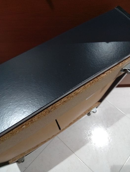 Dois gavetōes para debaixo da cama com protetor ( capa) preto do IKEA