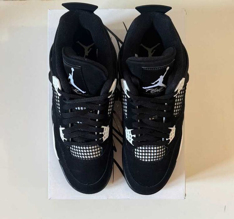 Jordan 4 Retro White Thunder R.46