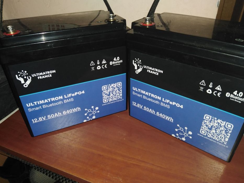 Аккумулятор LiFePO4-12v50ah в наличии 2 шт ( Wi-Fi )
