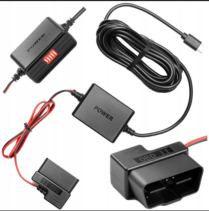 Zasilanie Trybu Parkingowego do portu OBD Hardwire Kit USB-C