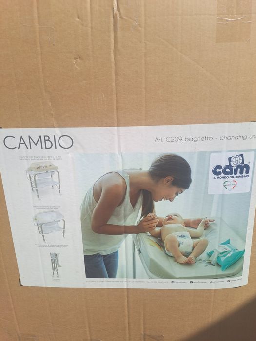 Banheira com trocador