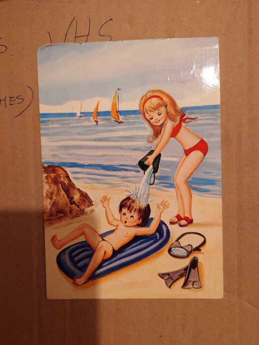 Postais ilustrados antigos para colecionadores