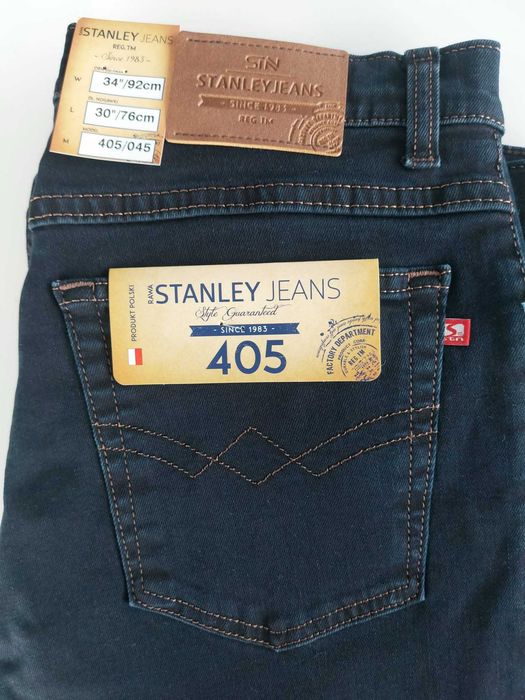 Nowe - Spodnie męskie STANLEY JEANS - 405/045 - W35 L30 (92cm L30)