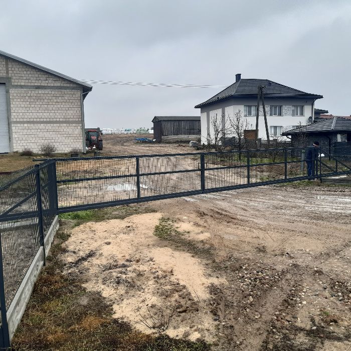 Brama panelowa 5m x 160 cm przesuwna OCYNK + kolor CAŁY ZESTAW