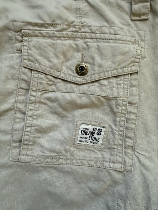 Lniane beżowe spodnie Dream Stone W36