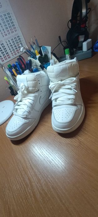 Air Jordan Retro 1 All White 24.7 стелька