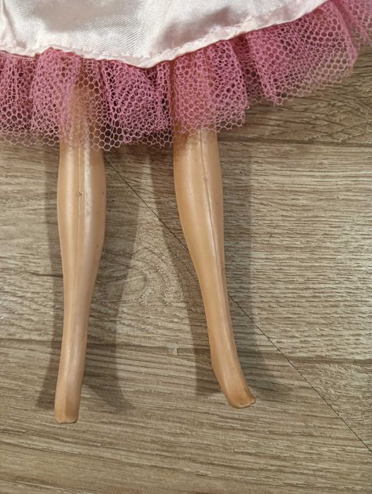Lalka Barbie klon lata 80/90 w sukience