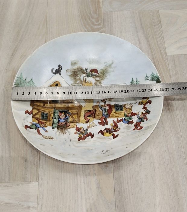 Talerz kolekcjonerski - krasnale