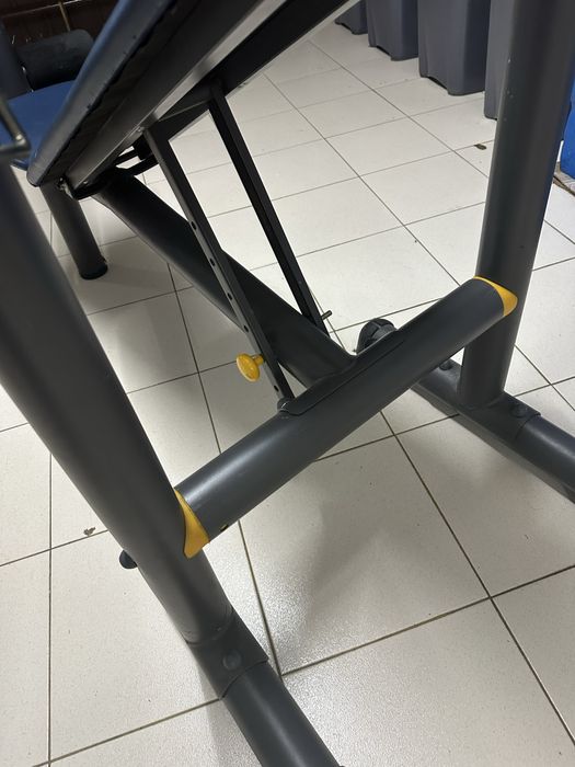 Banco de musculação Hercules + barra + 30 kg em pesos Salter