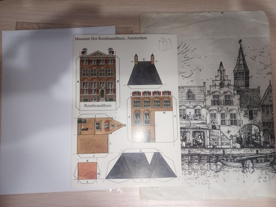 Открытка дом-музей Рембрандта Амстердам