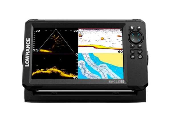Echosonda Lowrance Eagle Eye 9″ z sonarem / przetwornikiem live.