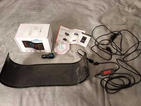 Szyld LED samochodowy reklamowy USB Bluetooth