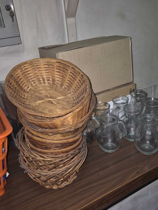 Baldes para gelo em inox - Suporte pé alto inox com frapé grande - Cestos para o pão