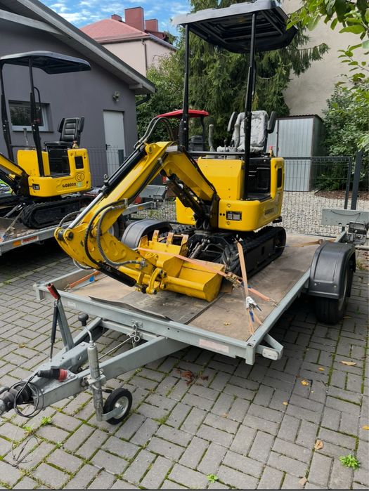 Wynajem mini koparki, minikoparka bez operatora 200zl doba