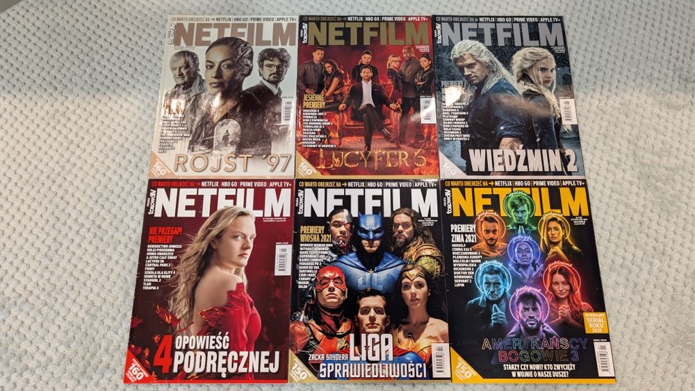 47 numerów Magazyn Netfilm  Kompletna seria gratka dla kolekcjonerów!