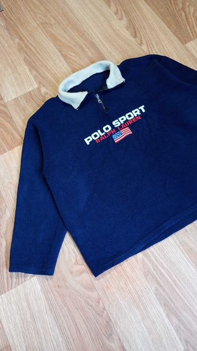 POLO　Ralph Lauren　sports Polo Ralph Lauren Sport Capsule logo front half zip