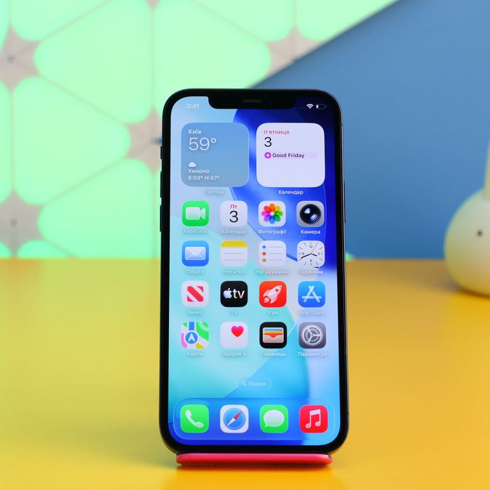 Смартфон Apple iPhone 12 Pro 256GB Pacific (162668) Б/У З ГАРАНТІЄЮ