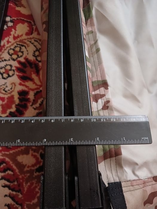 Посилена розкладачка до 200 кг, НОВА, з матрасом та подушкою