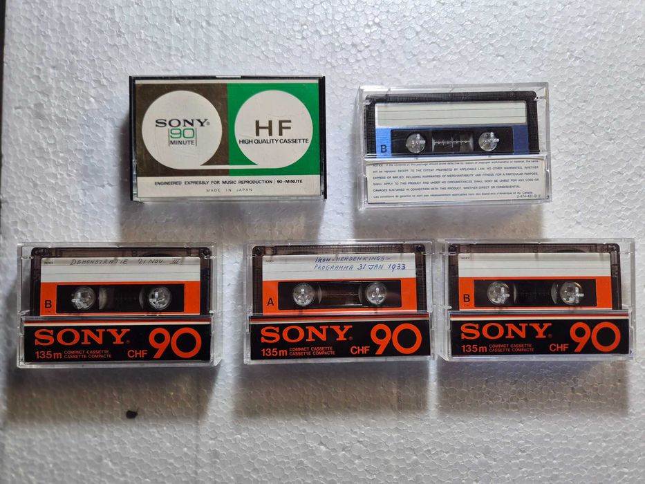 Касети Sony AHF ,CHF , C-90HF