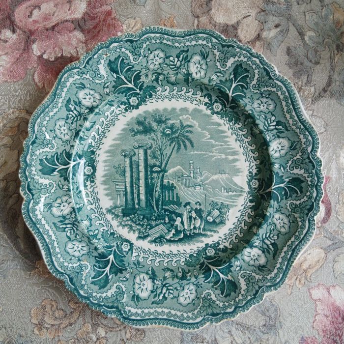 S&H Acropolis. Старовинна тарілка 18-19 століття.  Англія