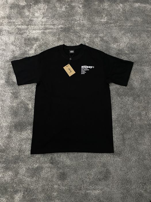 T-shirt Stüssy Strawberry Black