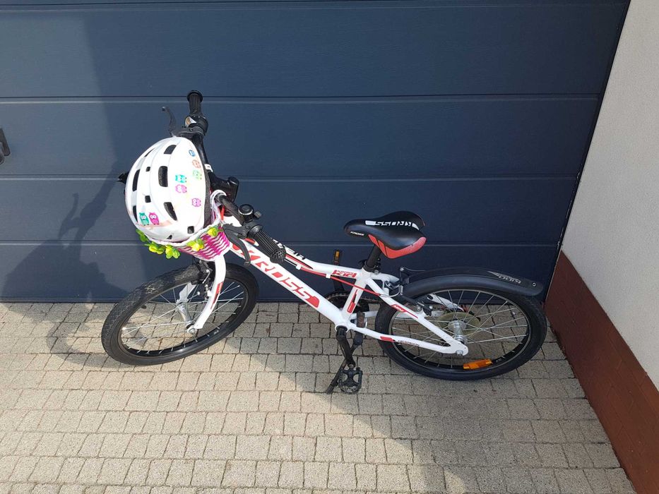 Rower Kross 20 cali Hexagon Mini plus koszyk 2 kaski