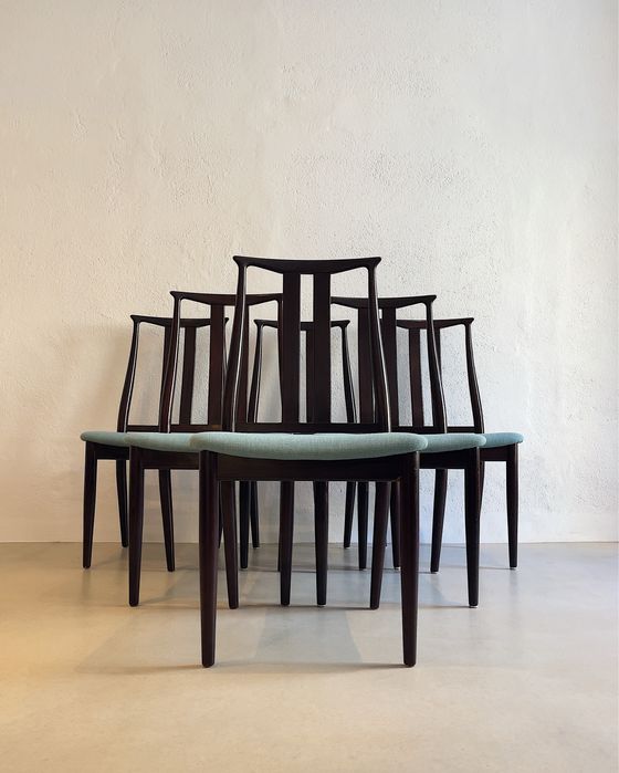 6 Cadeiras Dinamarquesas em Pau-rosa