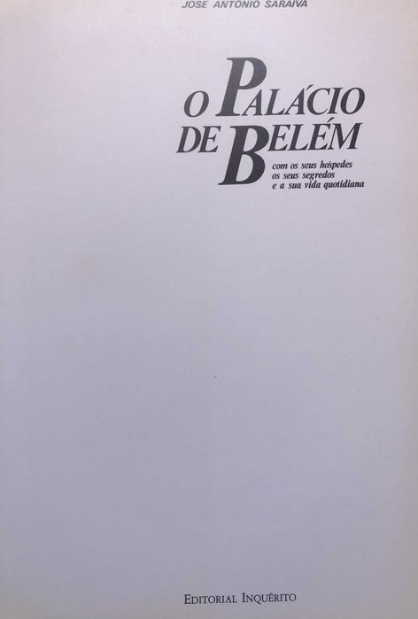 O Palácio de Belém