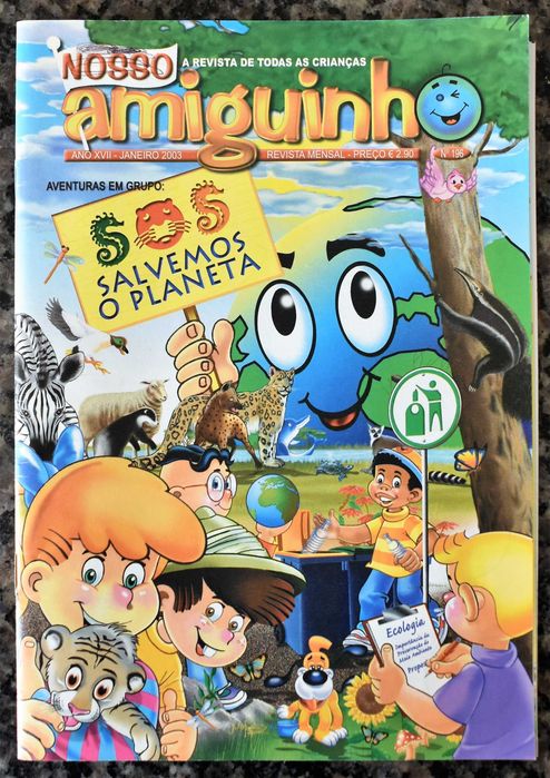 Nosso Amiguinho #196 com suplemento de actividades para montar