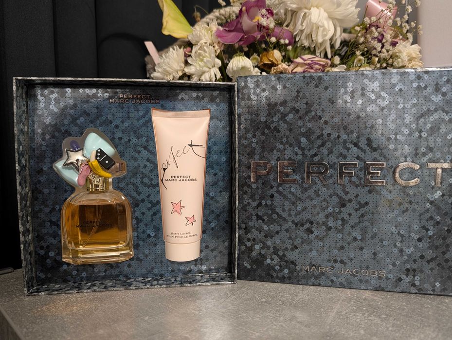 Подарунковий набір Perfect marc jacobs для жінок 50ml + крем 75 ml