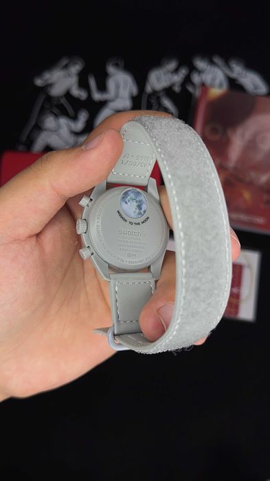 Мужские наручные премиум часы Omega Swatch годинник на подарок