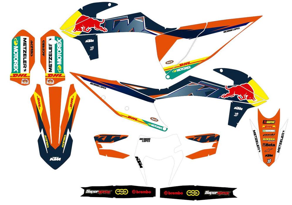 kit Autocolantes KTM 2017 a 2023