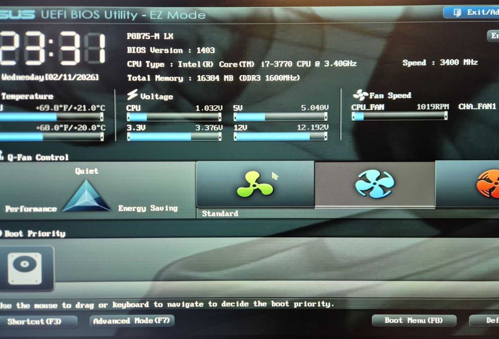 Komputer PC - Intel i7 3770K, 16GB RAM, PSU Be Quiet, Radeon HD5450