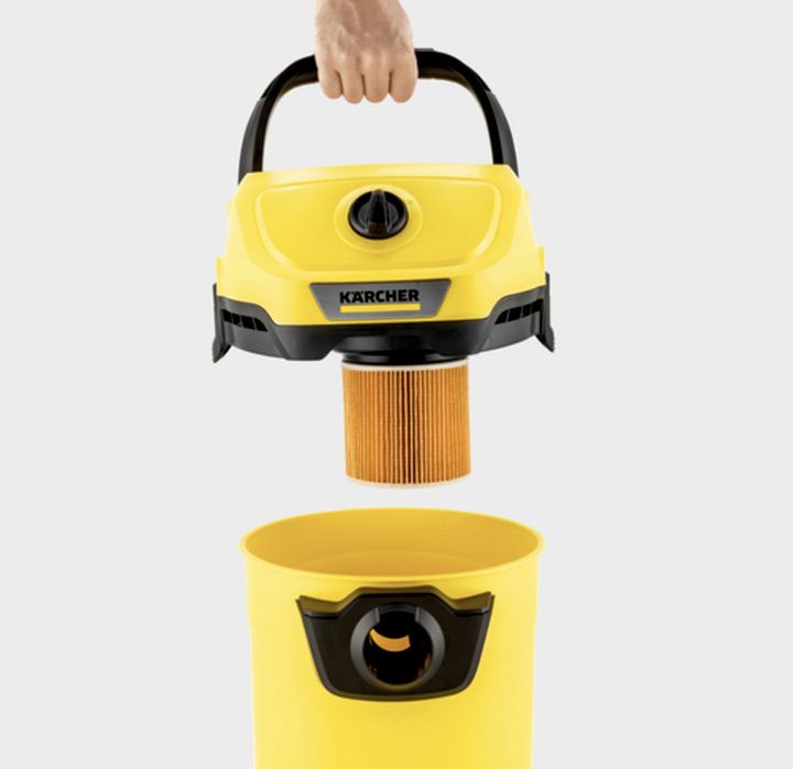 KARCHER ODKURZACZ PRZEMYSŁOWY do gruzu popiołu bezworkowy dmuchawa