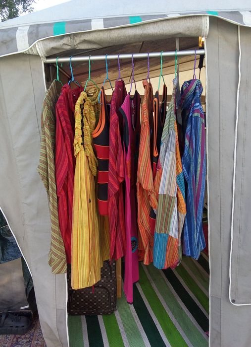 Lot of 10 colorful Hippie festival pieces