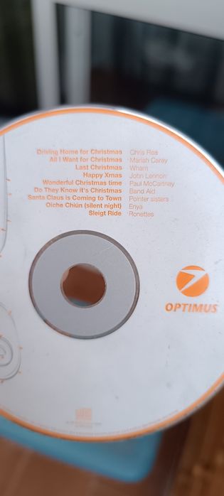 2 CDs música de Natal. Usados