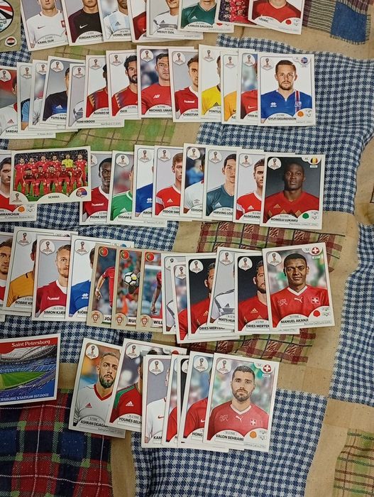 Coleção de vários jogadores do Rússia 2018