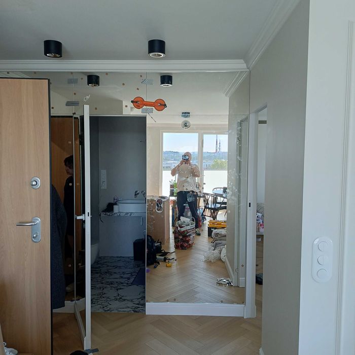 Lustra na wymiar, panele szklane, szkło z grafiką