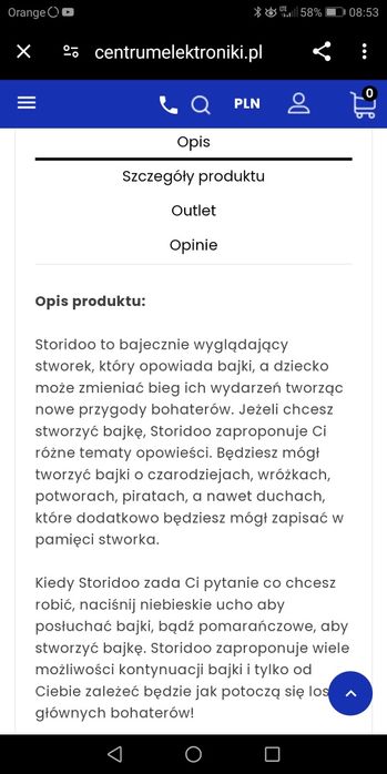 Interaktywna zabawka Jerzyk Dumel Steridoo