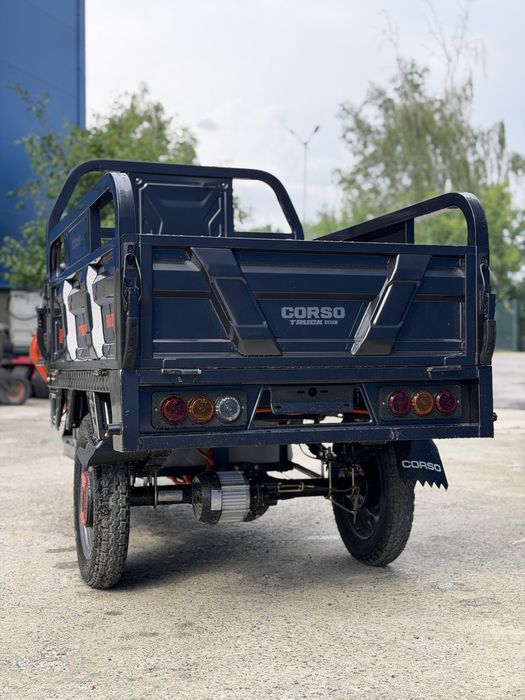 Електричний трицикл вантажний Corso «Truck CITY» 800W 60V 45Ah пробіг до 50км  безкоштовна доставка додому зібраний