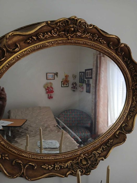 2 espelhos antigos para decoração de parede