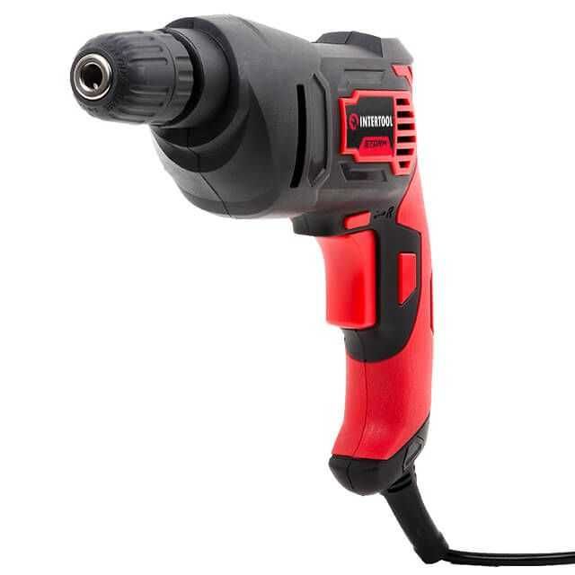 Дрель INTERTOOL WT-0115 быстрозажимной патрон реверс 500Вт 0.8-10мм