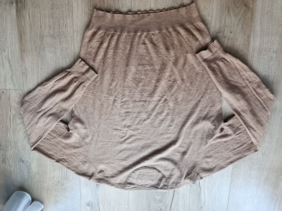 Sweter V neck w serek z kaszmirem Massimo Dutti r.L