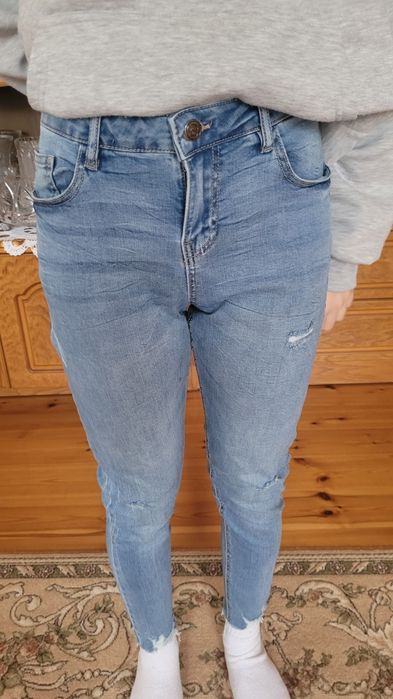 Spodnie damskie jeansowe