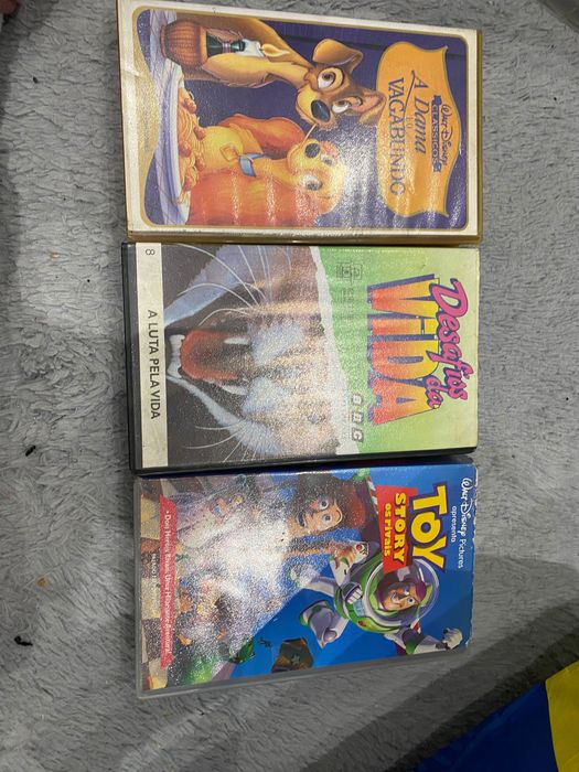 Cassetes VHS como novas