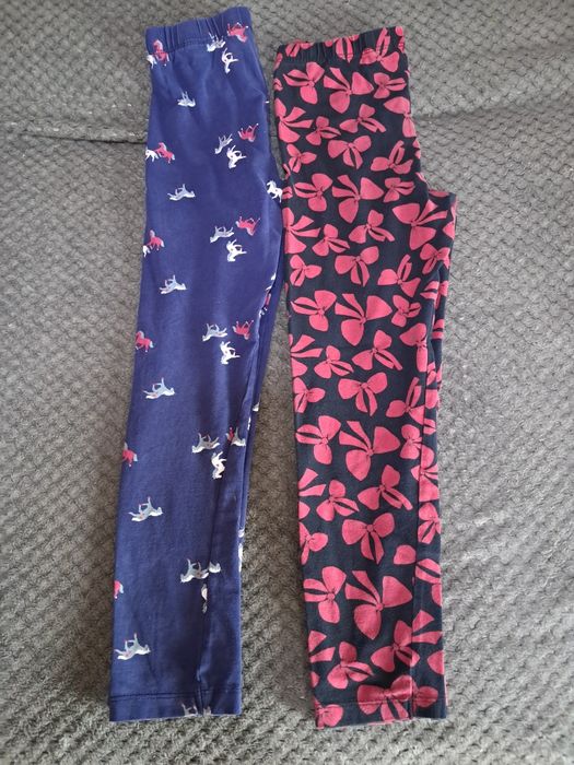 Leginsy 2 pary rozmiar 134