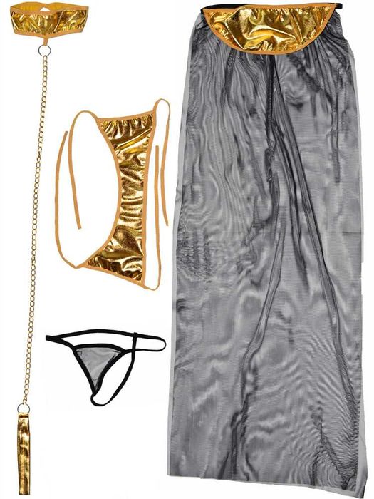 Костюм сексуальный Танцовщица, эротическое нижнее белье, чокер с цепью